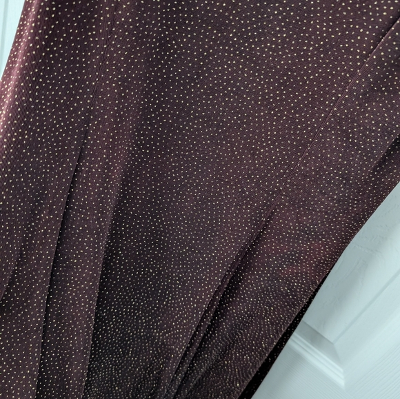 Late Edition Vintage Sparkling Burgundy Slip Cocktail Mini Dress, size M, - Picture 13 of 14
